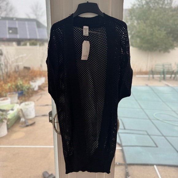 Time and Tru Black Open-Front Cardigan - Picture 4 of 13